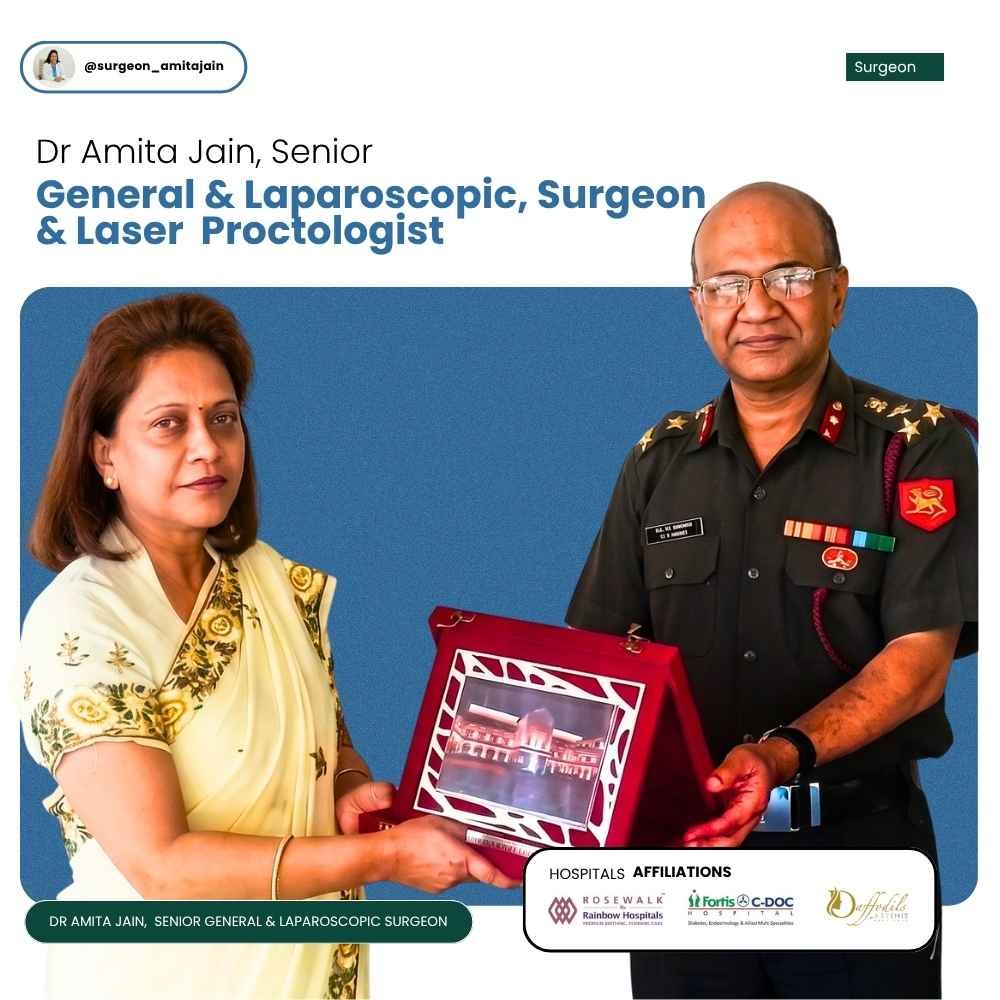 Dr Amita Jain Award wiining Laparoscopic Surgeon in Delhi banner